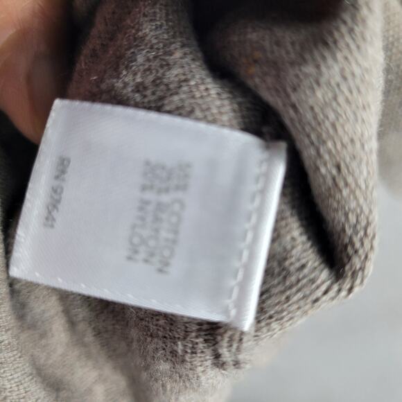 J. Jill Brown Long Sleeve Light Weight Sweater Size M 11424-0615 - Picture 4 of 5